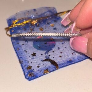 Elegant Silver Bracelet with Crystal Accents